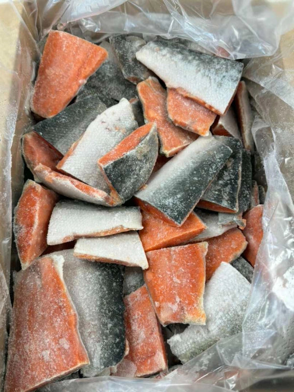 OVERSTOCK DEAL RESTOCKED: 10lb Case Wild Caught Sockeye Salmon Ends and Pieces, 1-3oz Filets