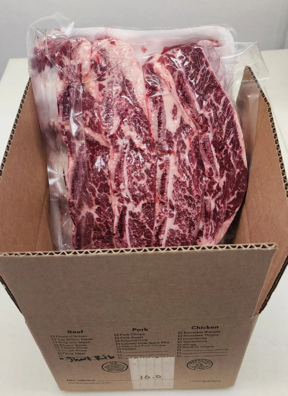 NEW: 10lb Case Natural Boneless Beef Short Ribs - 2 5lb Packs