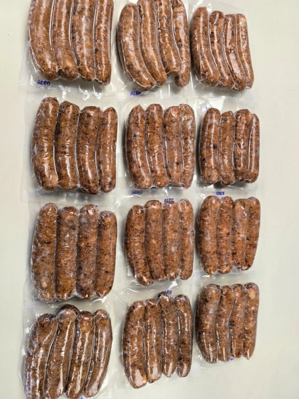 NEW: 9 lb Case Broadleaf Buffalo Sausage with Red Wine