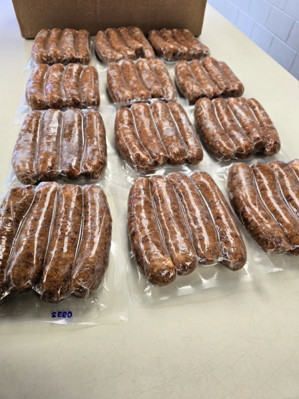 NEW: 9 lb Case Broadleaf Buffalo Sausage with Red Wine