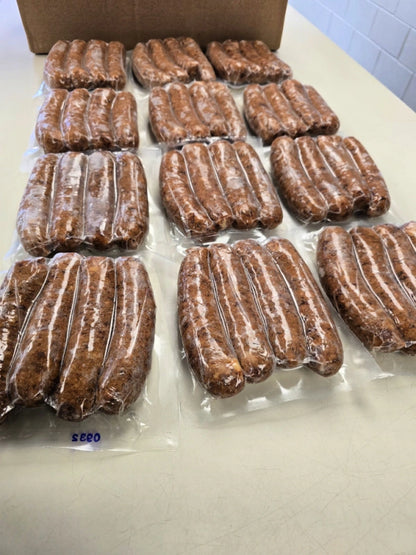 NEW: 9 lb Case Broadleaf Buffalo Sausage with Red Wine