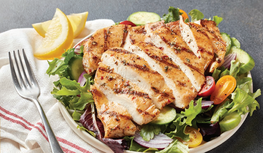 OVERSTOCK DEAL: 10lb Case of Pre-Cooked Grilled Chicken Breast Fillets - 6oz, Gluten Free
