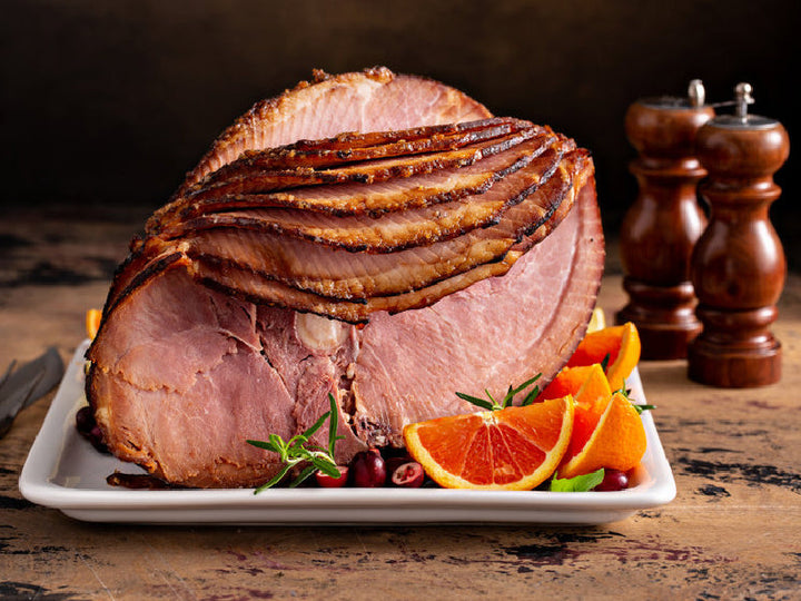 Half Hormel Hardwood Smoked Spiral Sliced Ham, Fully Cooked, Gluten Free, 9-12lb