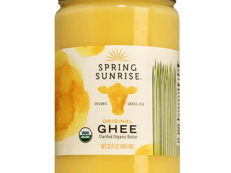 NEW:  2ct. 32 oz. jars Organic, Grassfed Ghee