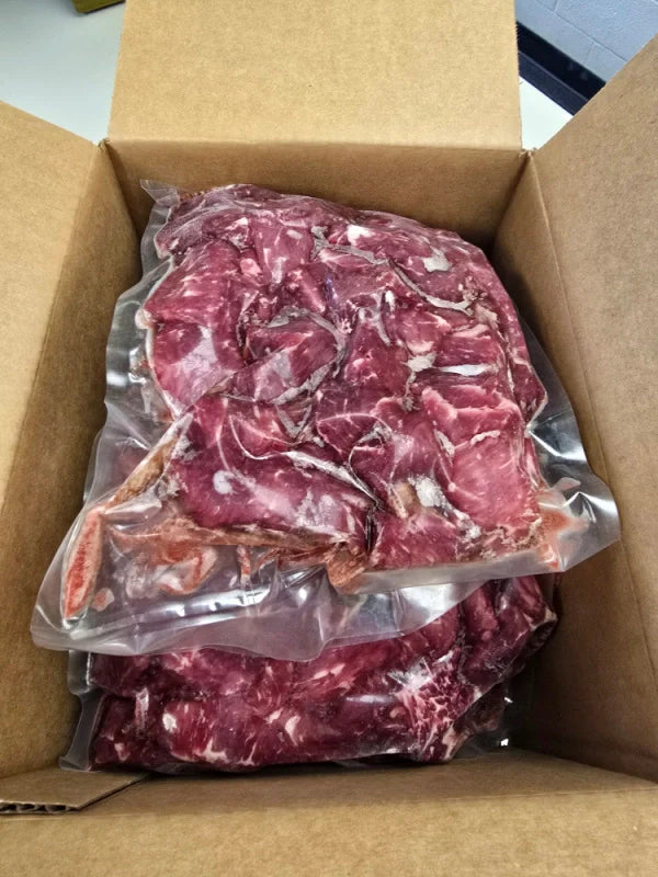 RESTOCKED: 10lb Case Natural Beef Stew Meat