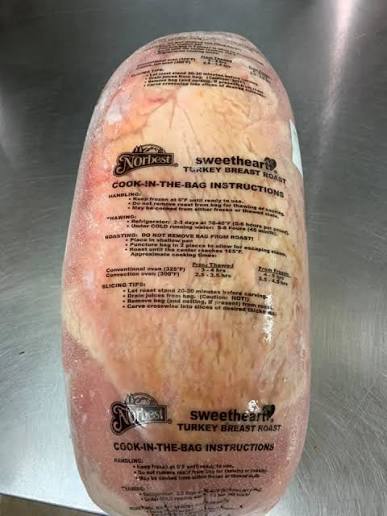 LIMITED SUPPLY: Sweetheart Turkey Breast Roast, Boneless, 3 Roast Case, Gluten Free (30-37lb Choose Your Weight)