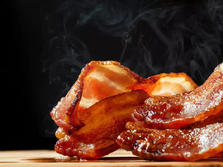 Co-op Favorite: 15 lb Case Thick Cut Bacon, Honey Cured, Locally Made