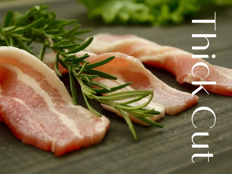 Co-op Favorite: 15 lb Case Thick Cut Bacon, Honey Cured, Locally Made