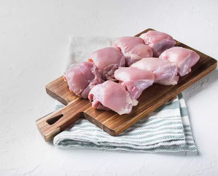 RESTOCKED: Chicken Thighs 40 lb Case Farm Fresh Boneless, Skinless Natural