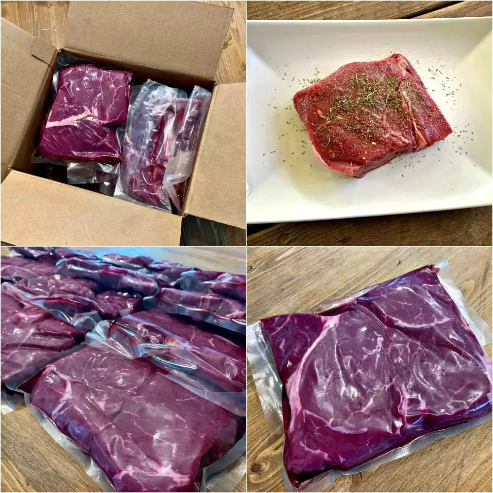 RESTOCKED: 10 lb Top Sirloin Steak: Natural Beef, Hand Cut and Trimmed