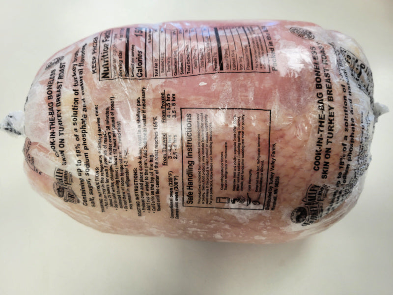 LIMITED SUPPLY: Sweetheart Turkey Breast Roast, Boneless, 3 Roast Case, Gluten Free (30-37lb Choose Your Weight)