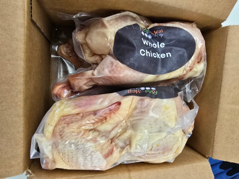 OVERSTOCK: 3-pk of Whole Natural Chickens (8ish lbs total)