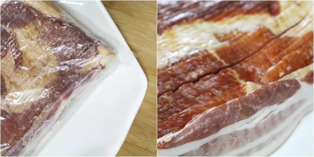 Co-op Favorite: 15 lb Case Thick Cut Bacon, Honey Cured, Locally Made