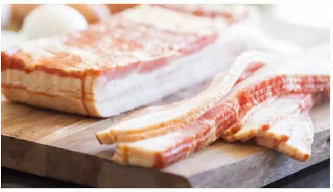 Co-op Favorite: 15 lb Case Thick Cut Bacon, Honey Cured, Locally Made