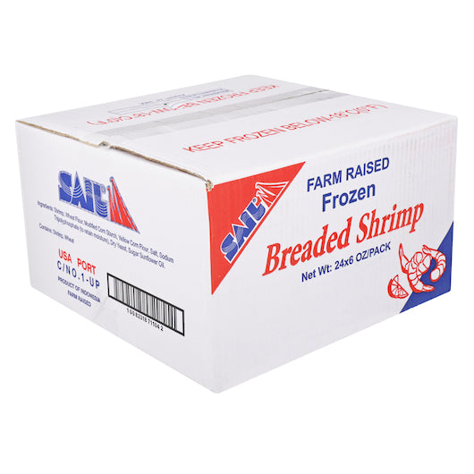 CLEARANCE DEAL: 9  lb Case of Panko Breaded Butterfly Shrimp, 31/35
