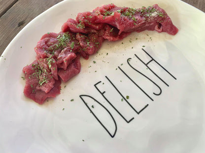 NEW: 10lb Case Fresh Fajita Sirloin Steak Cuts