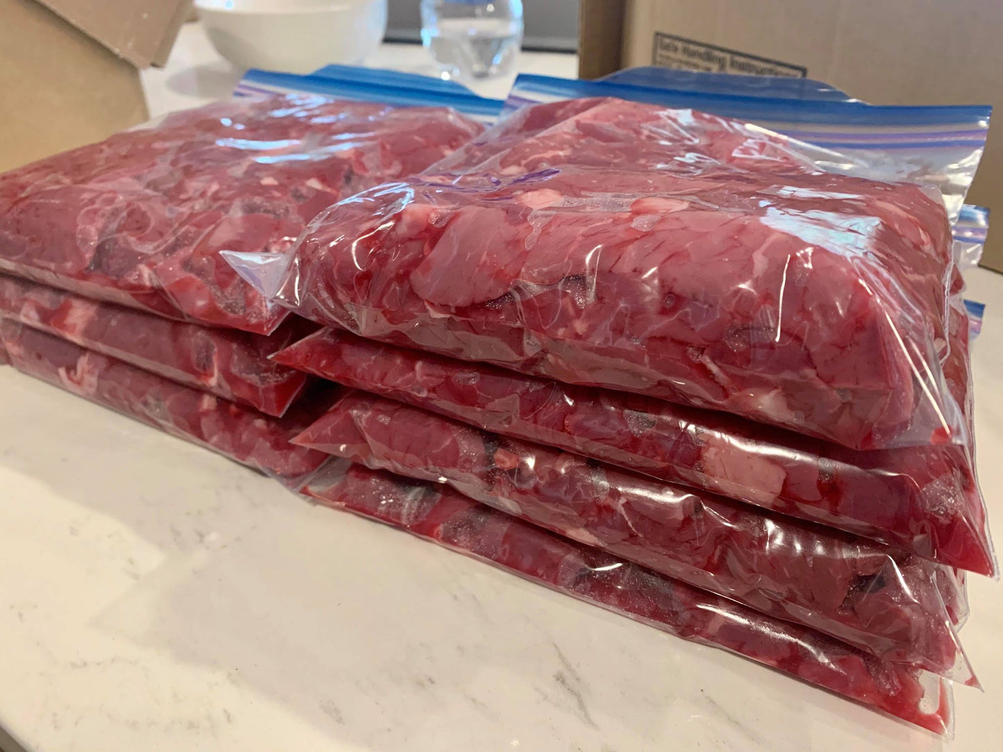 NEW: 10lb Case Fresh Fajita Sirloin Steak Cuts