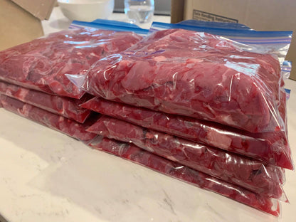 NEW: 10lb Case Fresh Fajita Sirloin Steak Cuts