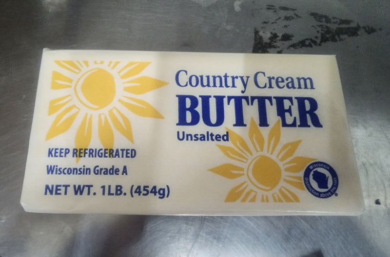 10lb Country Cream Unsalted Butter, Grade, A