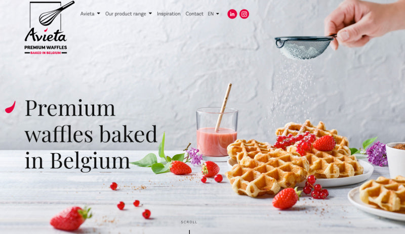 It's Back: 26 Ct Case Frozen Authentic Belgium Waffles, Individually Wrapped