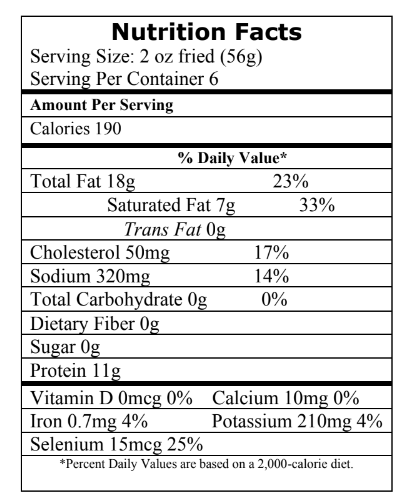 12lb Wampler's All Natural Omega-3  Ground Sausage Roll, 12- 1 lb rolls per case