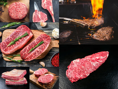IT'S BACK: 10 lbs. Assorted Wagyu Mixed Box, Local, Pasture Raised - Bennion Beef, Vernon, UT