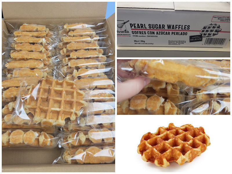 It's Back: 26 Ct Case Frozen Authentic Belgium Waffles, Individually Wrapped