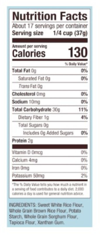 NEW: 4 Ct. Bob's Red Mill Gluten Free 1 to 1 Baking Flour, 4 - 22 Ounce Bags