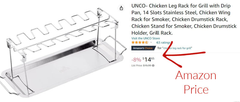 Limited: Chicken drumstick BBQ  Kit, Holds 14 drumsticks