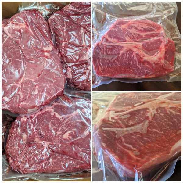 4 - 3 lb Natural Chuck Roast, Locally Sourced (12 lb Total)