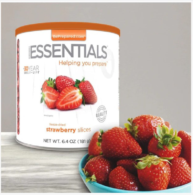 Freeze Dried Strawberry Slices -30yr Shelf Life