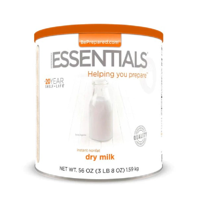 Instant Nonfat Dry Milk 56oz Can, 10yr shelf life