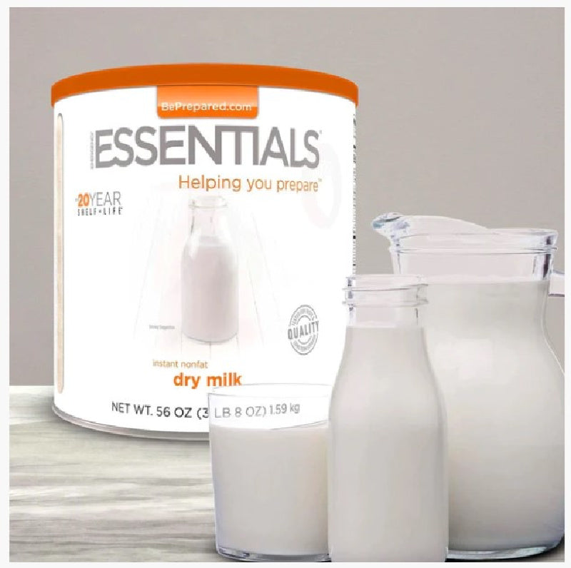 Instant Nonfat Dry Milk 56oz Can, 10yr shelf life