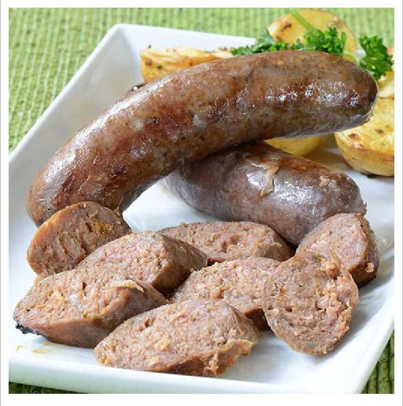 NEW: 9 lb Case Broadleaf Elk Sausage with Apple Pear Wine and Potatoes