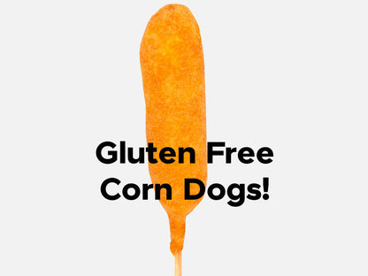 96 Ct. Case of Gluten Free Chicken Corn Dogs, Certified