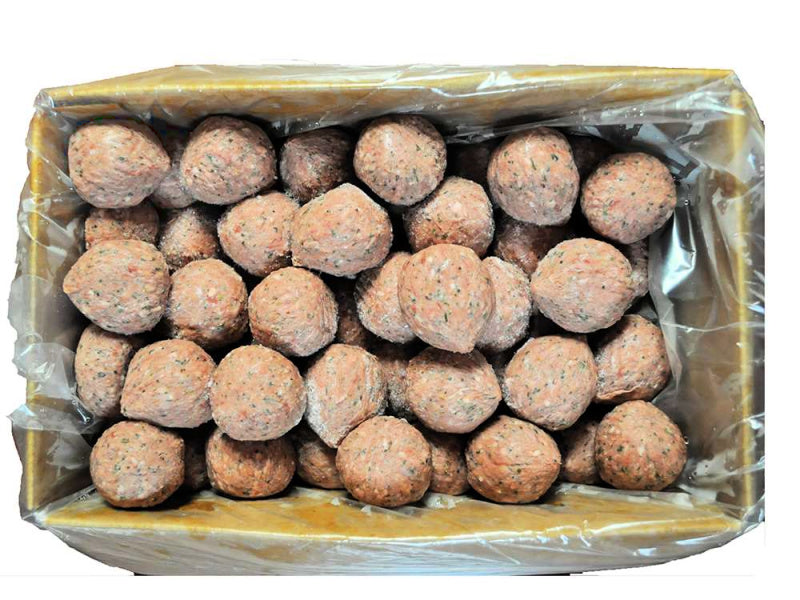 10 lb Case of Mulay's Nana's Italian Meatballs (Clean Heritage Pork,  Free From Top 8 Allergens)