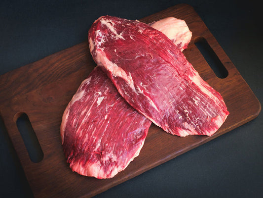 10-15 lbs of Fresh and Natural Beef Flank Steak (Choose Your Weight)