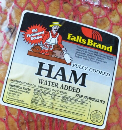 18-27 lb Holiday Bone-In Ham, Fully Cooked, Local and Gluten Free (Choose Your Weight)