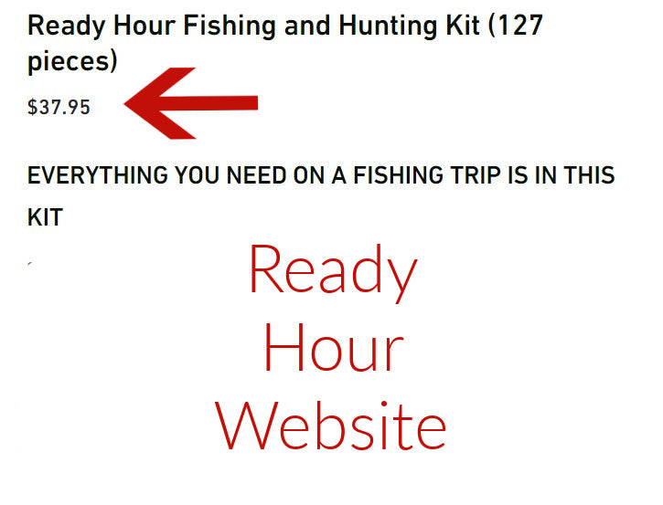 127 Piece Ready Hour Hunting and Fishing Emergency Kit