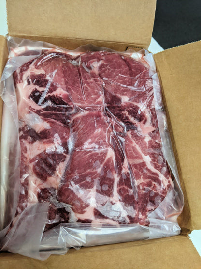 12 lb Case of Natural Boneless Country Style Pork Ribs (4 - 3lb Packs)