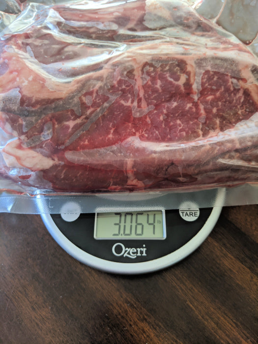 4 - 3 lb Natural Chuck Roast, Locally Sourced (12 lb Total)