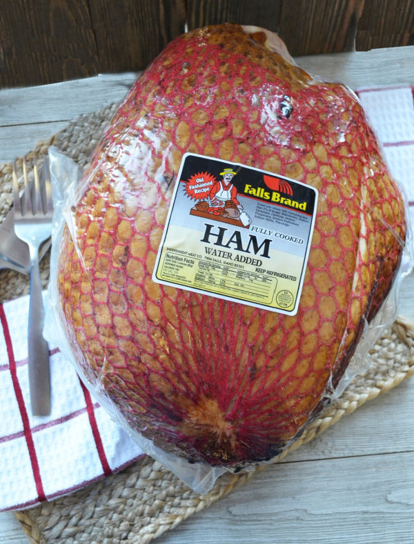 18-27 lb Holiday Bone-In Ham, Fully Cooked, Local and Gluten Free (Choose Your Weight)